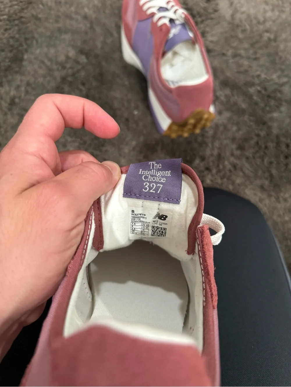 New Balance Women's Rose Pink & Lavender Retro Runner Sneakers